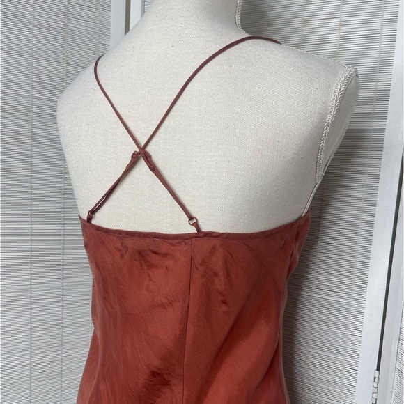 J. Crew Button Front Camisole Rust Size XS New with Tags - Picture 4 of 6
